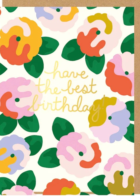 Rođendanska čestitka HAVE THE BEST BIRTHDAY 