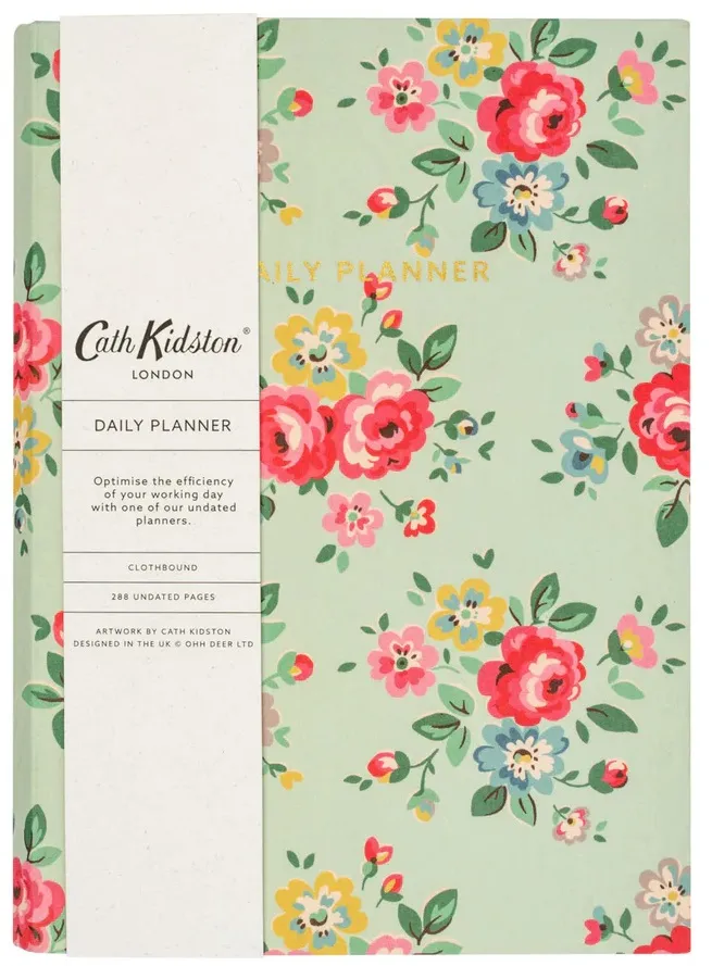 Nedatumirani planer A5 na linije DUCK EGG FLORAL 