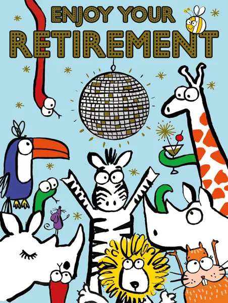 Čestitka za odlazak u penziju ZEBRA
