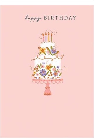 Rođendanska čestitka FLORAL BIRTHDAY CAKE 