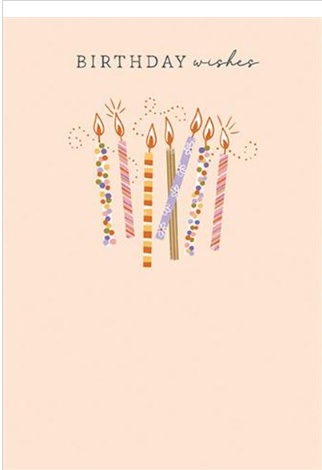 Rođendanska čestitka BIRTHDAY CANDLES 