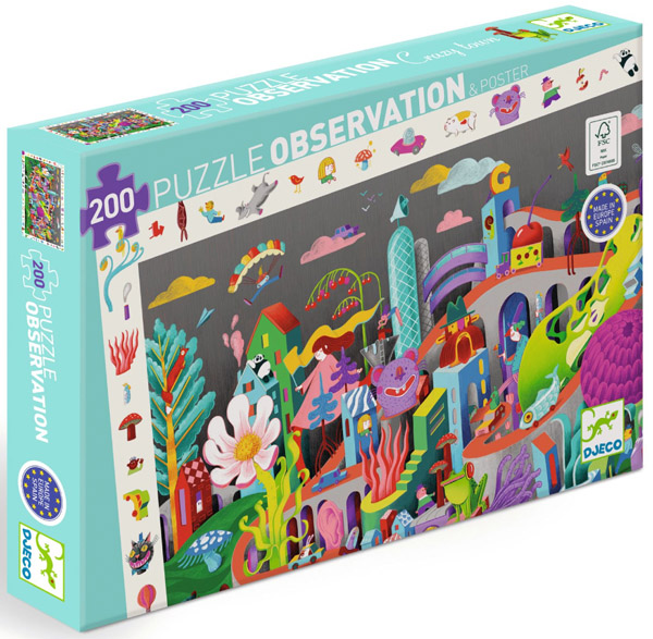 Puzzle za decu LUDI GRAD - 200kom 