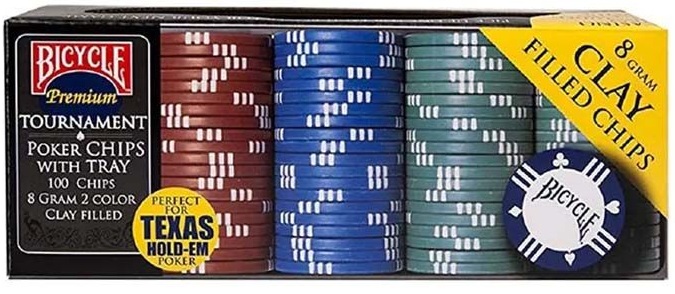 Društvena igra ČIPOVI ZA POKER - BICIKL 