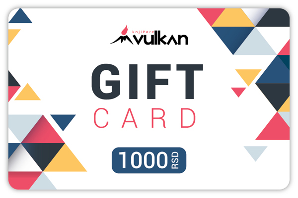 GIFT KARTICA / VAUČER bela trouglići 1000 