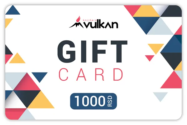 GIFT KARTICA / VAUČER bela trouglići 1000 