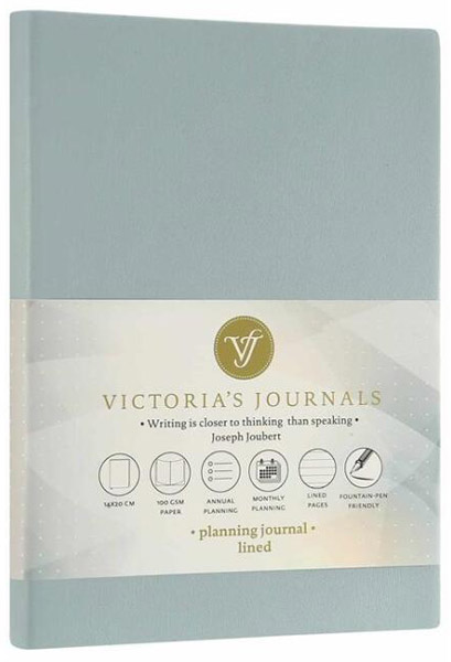 VICTORIA'S JOURNALS fleksi notes A5 na linije SVETLO PLAVI 