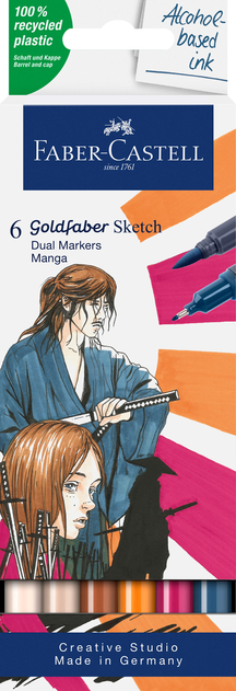 FABER CASTELL dual markeri 1/6  MANGA 
