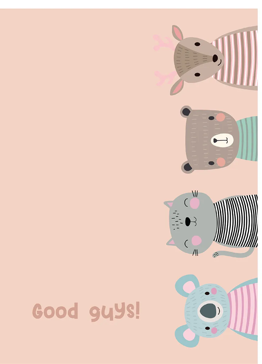 Sveska A5 GOOD GUYS 60L Kvadratići 