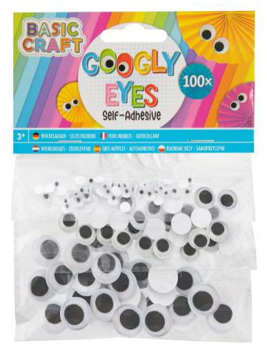 Stikeri GOOGLY EYES 100 kom u tri veličine 