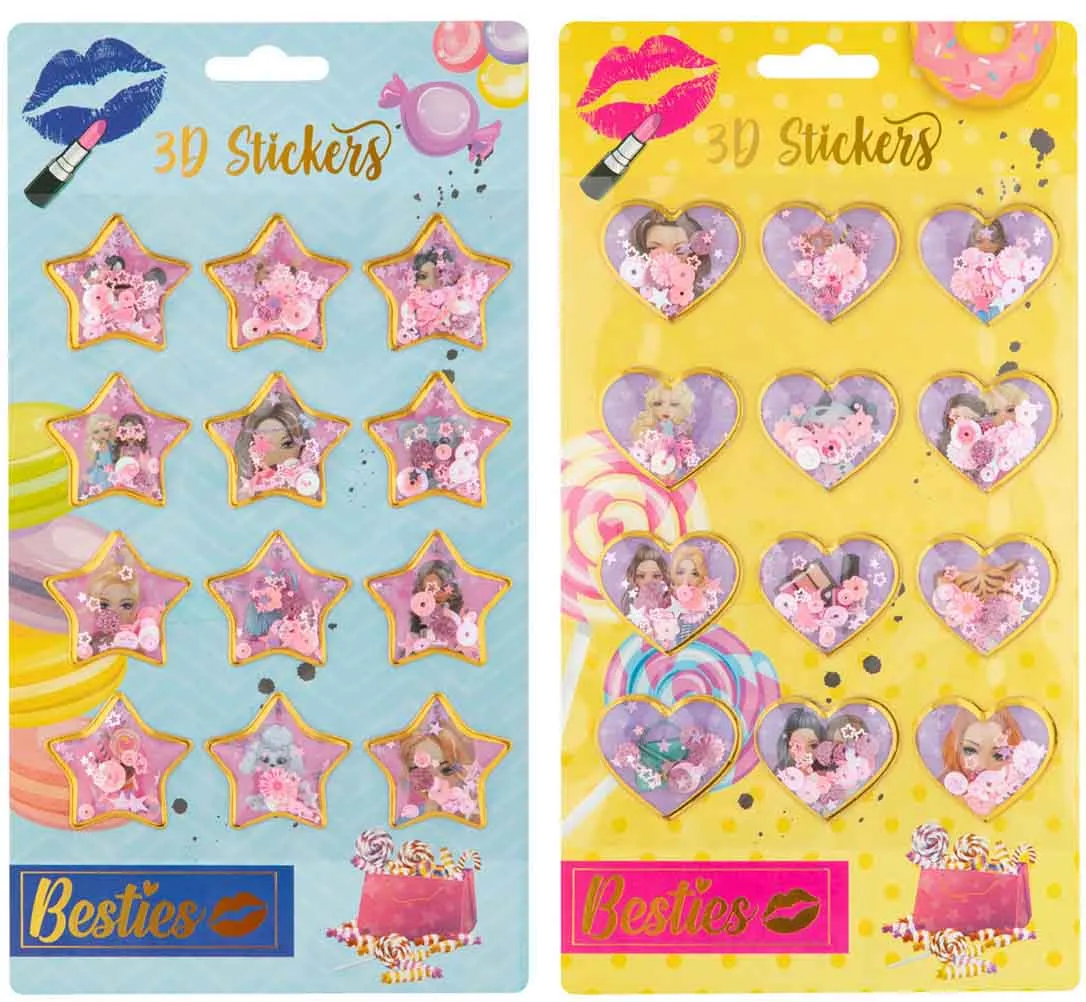 Stikeri 3D GLITTER 