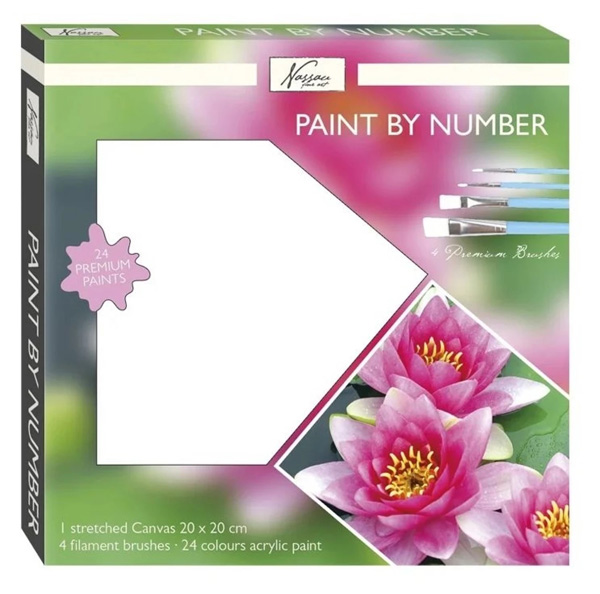 Kreativni set OBOJ PO BROJEVIMA - LOKVANJI 