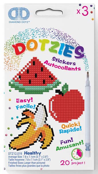 STIKERI slikanje cirkonima VOĆE 