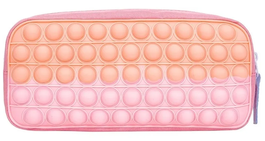 Silikonska pernica HELLO POP PINK 