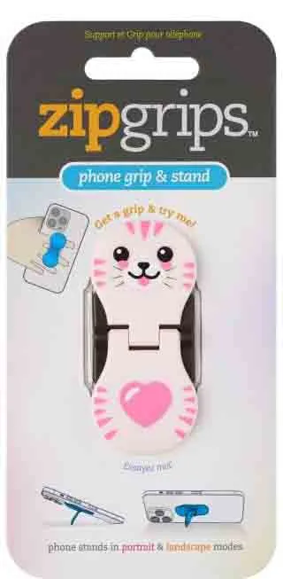 ZipGrips držač za telefon i postolje KITTY