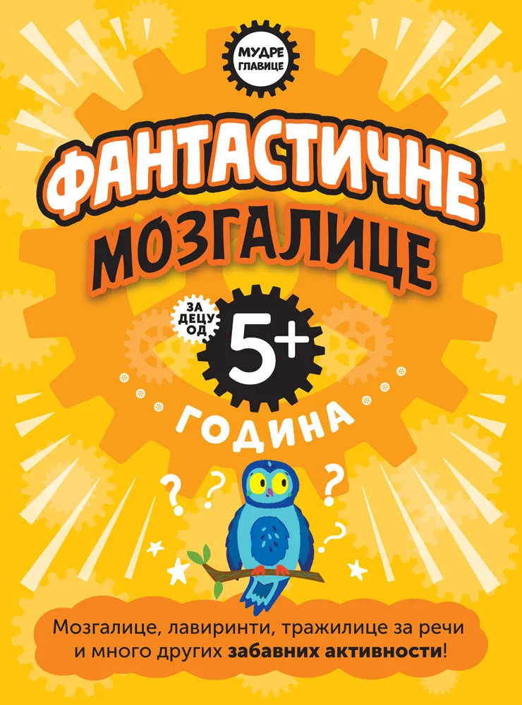 MUDRE GLAVICE: FANTASTIČNE MOZGALICE ZA DECU OD 5+ GODINA 