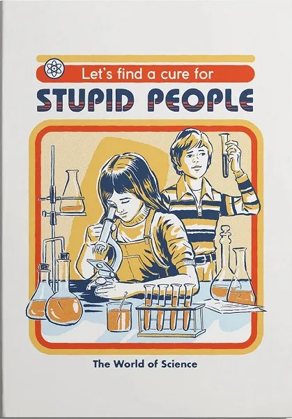 Notes A5 na linije CURE FOR STUPID PEOPLE 