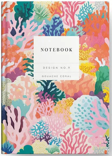 Notes A5 na linije TP GOUACHE CORAL KALEIDO 
