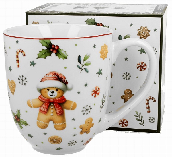 Novogodišnja šolja u poklon kutiji CHRISTMAS CUTIES 1000ml 