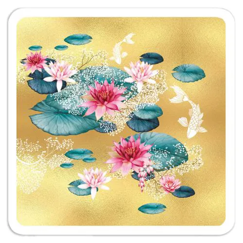 Čestitka ORIENTAL WATERLILY