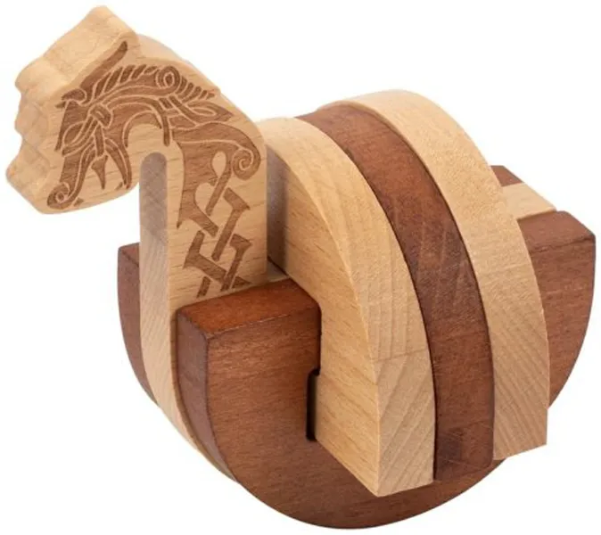 IQ puzzle LOST & FOUND VIKING LONG BOAT 