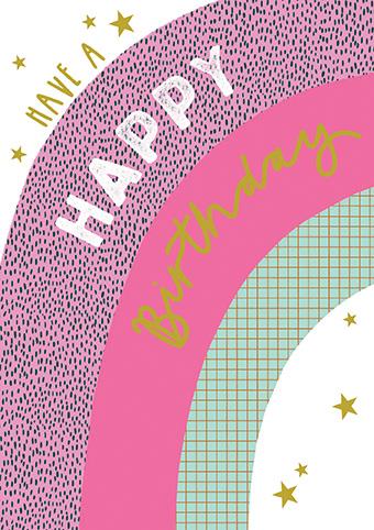 Rođendanska čestitka BIRTHDAY RAINBOW COMIC FIZZ 