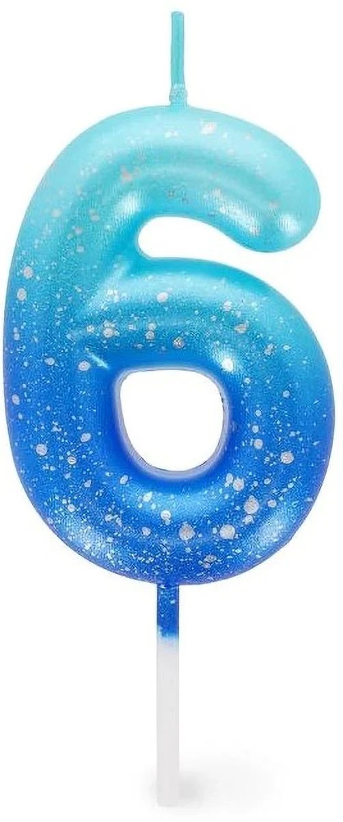 Rođendanska svećica BLUE - 6 