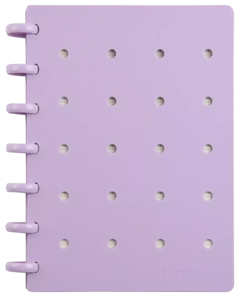 Sveska A5 sa spiralom, 80 L PURPLE 