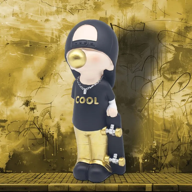Dekorativna figura BUBBLE GUM BOY SKATE BOARD 