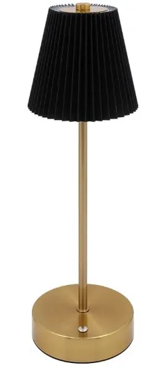 LED lampa CRNA 