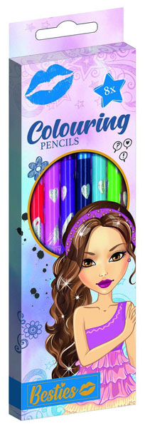 Drvene bojice BESTIES 8kom 