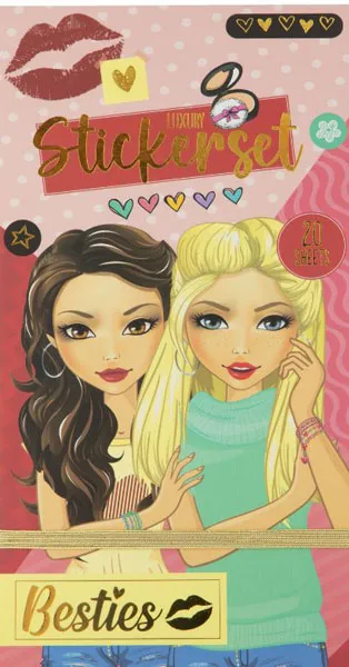 Luksuzni set stikera BESTIES 23x12cm 