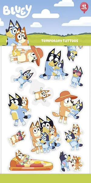 Set privremenih tetovaža BLUEY 