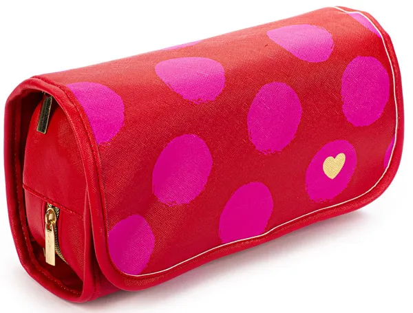 Neseser na rasklapanje PINK  DOTS 