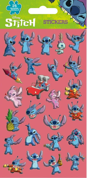 LILO & STITCH stikerei 25kom 