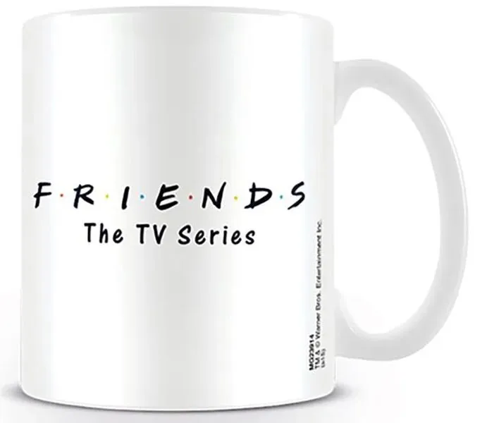 FRIENDS šolja LOGO - BELA 