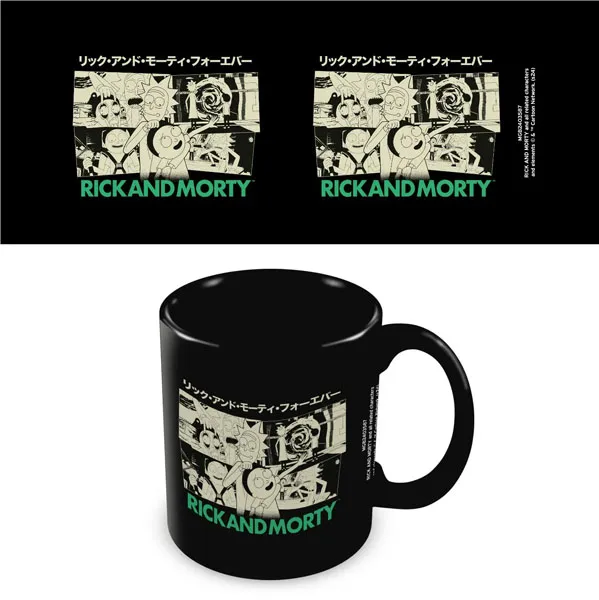 Šolja RICK AND MORTY  (JAPANESE TEXT) 