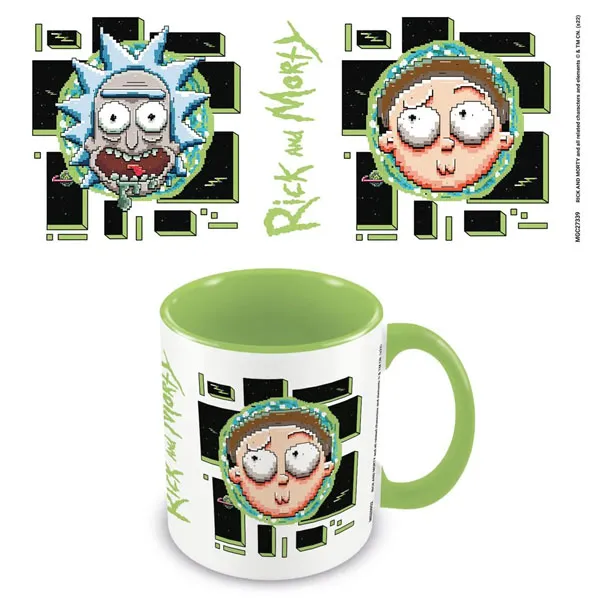 Šolja RICK AND MORTY - PIXEL BREAKOUT 