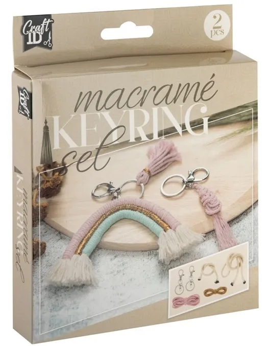 Kreativni set za pravljenje privezaka MAKRAME 