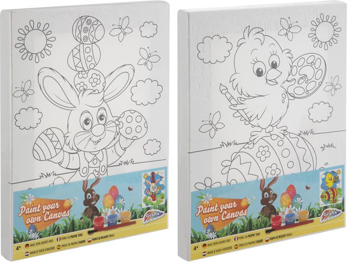 Uskršnje platno za bojenje 20x12cm (dve vrste) 