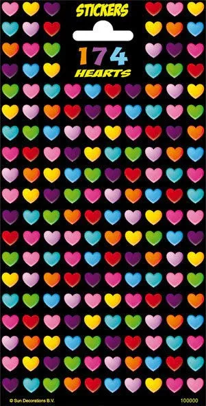 Stikeri 174 HEARTS TWINKLE 