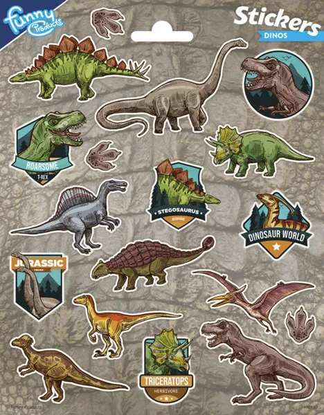 Set stikera DINOSAURUSI 
