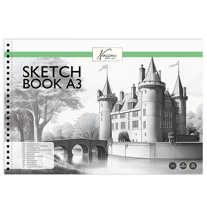 Blok za skiciranje A3, 32 lista NASSAU 