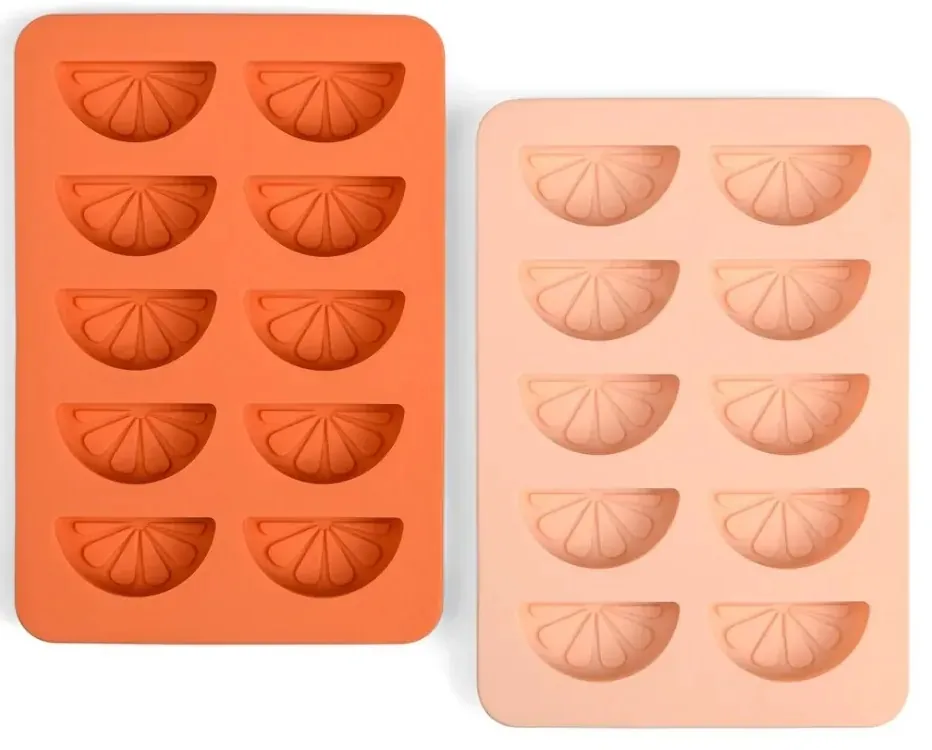 Set dva silikonska kalupa za led ORANGE 