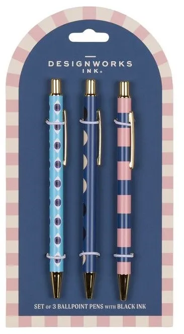 Set tri olovke EYE, MOON, STRIPE 