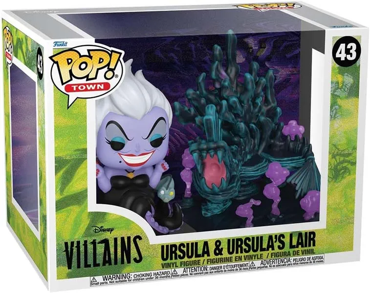 FUNKO POP TOWN figurica DISNEY VILLAIS- URSULA'S LAIR 