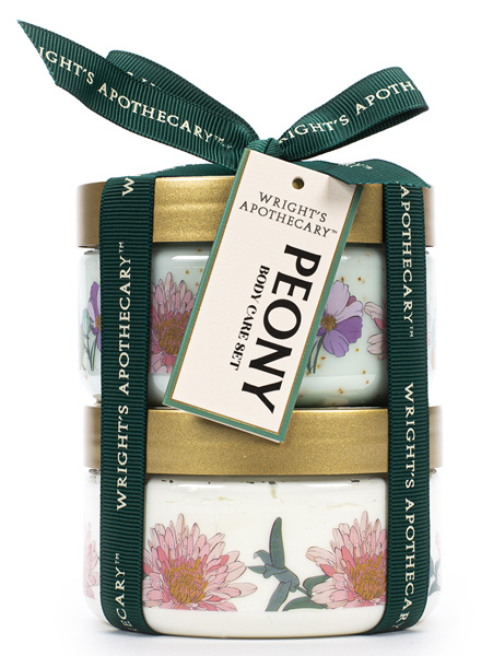 Kozmetički set, piling i puter za telo PEONY 