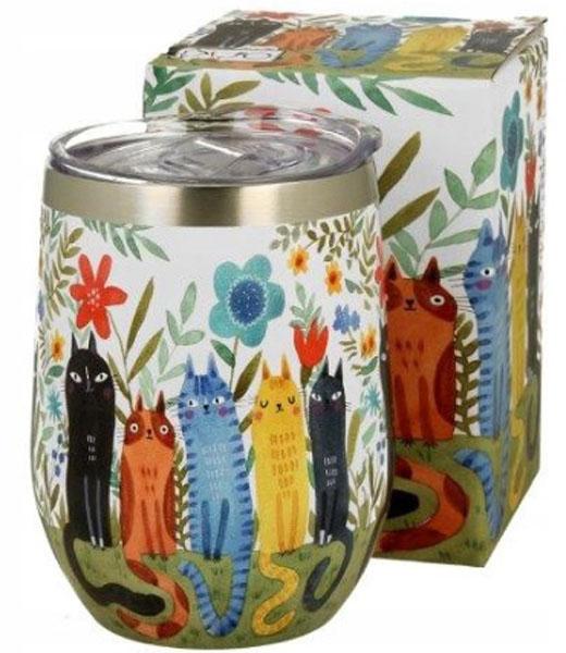 Putna šolja CAT'S WORLD - GARDEN FELINES 330ml 