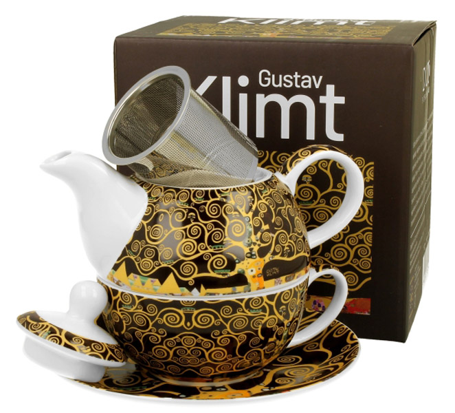 Čajnik sa infuzerom TREE OF LIFE BROWN - G. KLIMT 