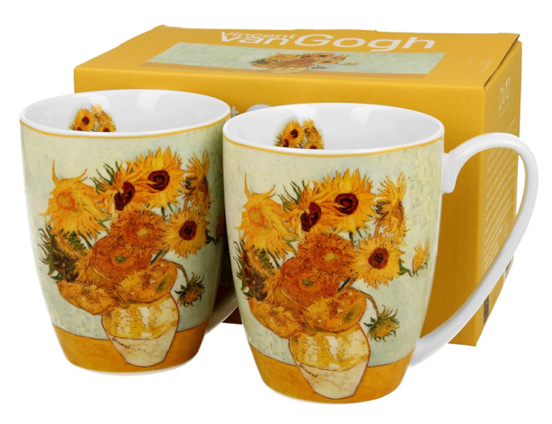 Set dve šolje SUNFLOWERS -VAN GOGH 360ml 