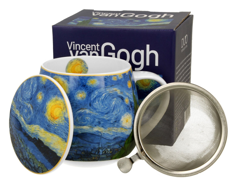 Velika šolja sa infuzerom STARRY NIGHT - VAN GOGH 430ml 